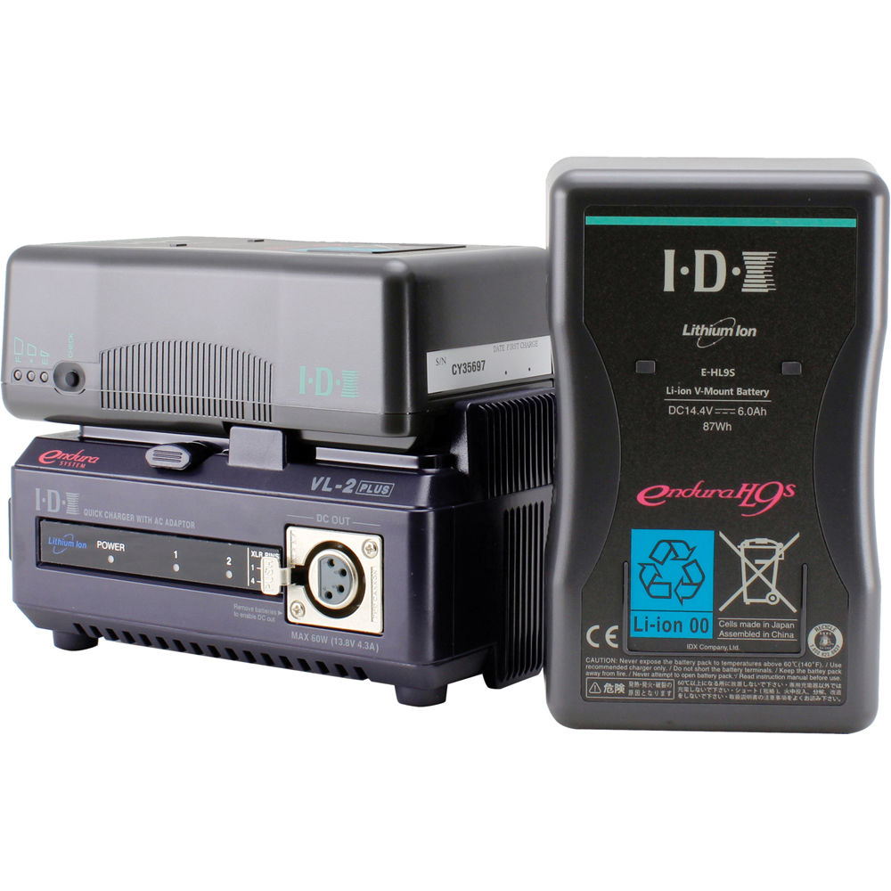 IDX VL-2Plus Chargeur rapide séquentiel à 2 canaux avec AC – Image 3