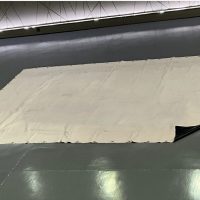 Toile de projection blanche 4 m x 3 m sans bord